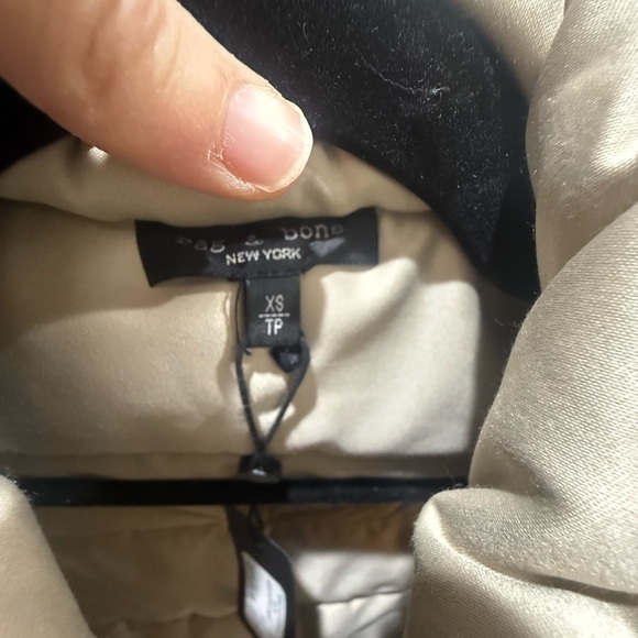 Rag & Bone Beige Puffer Vest size XS new with tags - Picture 6 of 7